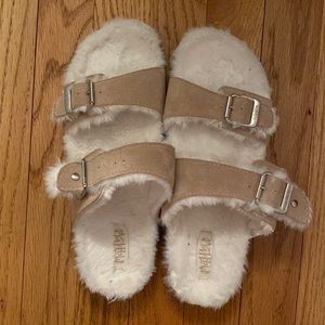 Fuzzy Mad Love Sandals